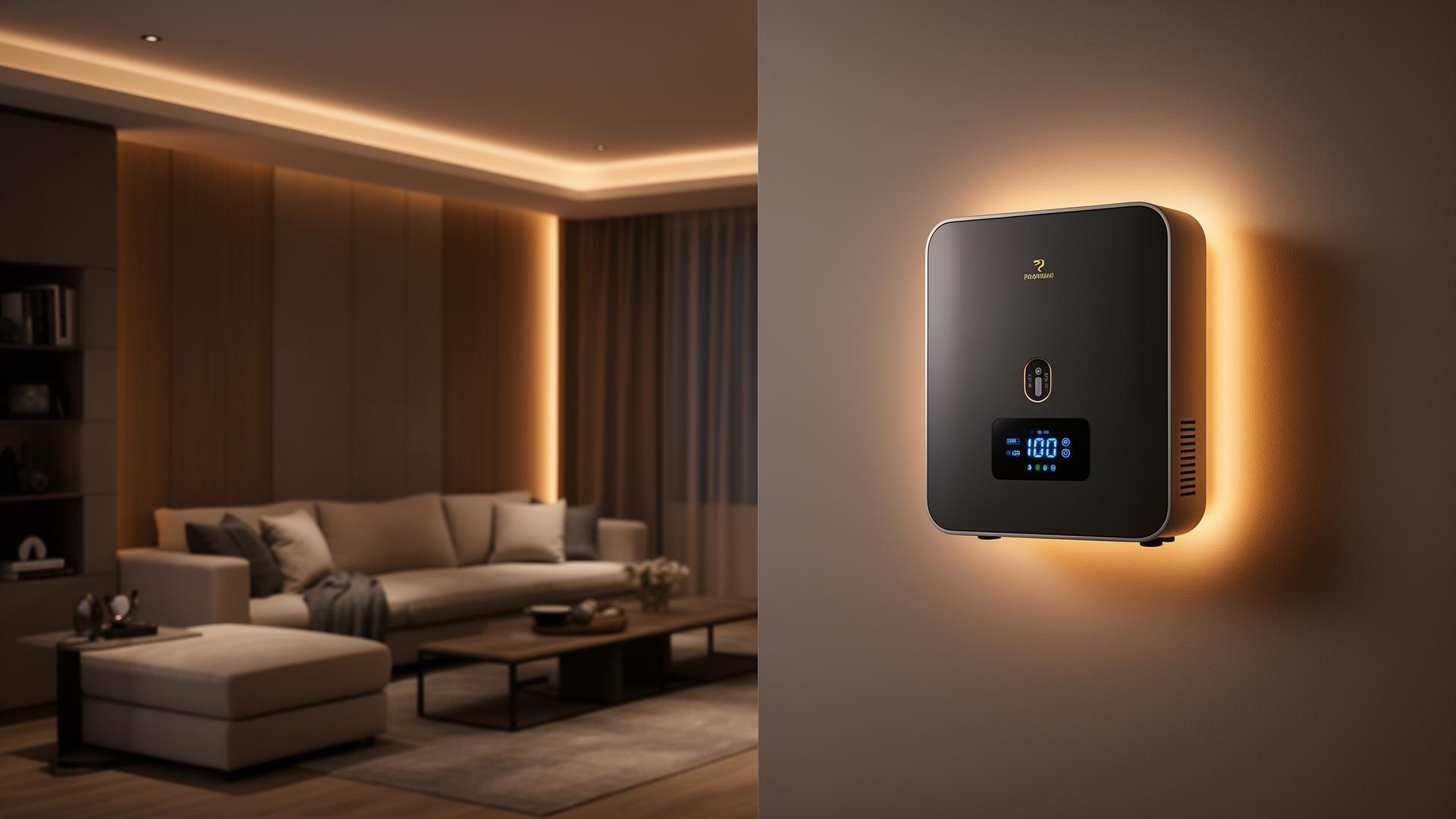 Home inverter with battery